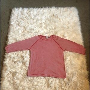 Jason Maxwell sweater sz sm red and white stripe